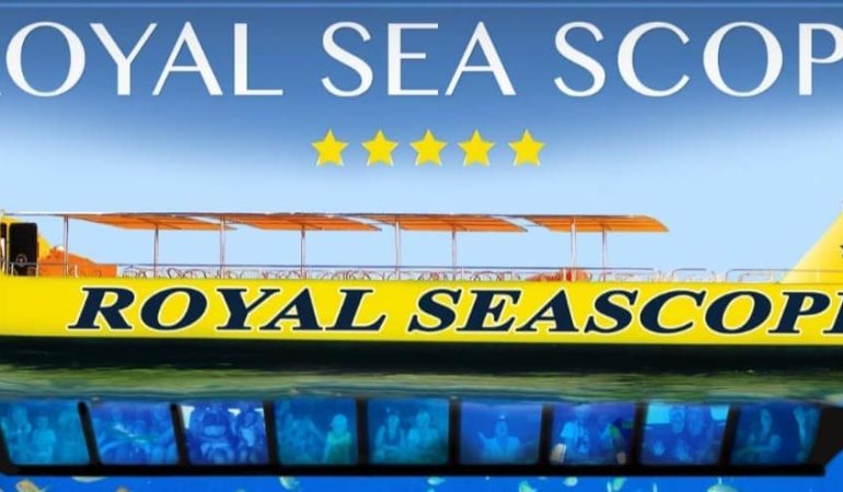 Amazing Royal Seascope Submarine with Snorkel in Hurghada